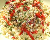 Foto del paso 2 de la receta: Cus-cus y garbanzos con aliño de tahini