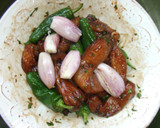 Foto del paso 3 de la receta: Brochetas de pollo al coñac con escalonias y pimientos de Couto