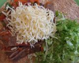 Foto del paso 4 de la receta: Tortillas con revuelto de hortalizas y pavo