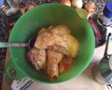 Foto del paso 1 de la receta: Pollo horneado con semilla de mostaza y naranjas sanguinas