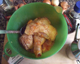 Foto del paso 1 de la receta: Pollo horneado con semilla de mostaza y naranjas sanguinas