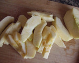 Foto del paso 1 de la receta: Crêpes de manzana carameliza al ron 