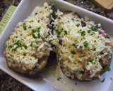 Foto del paso 6 de la receta: Berenjenas rellenas con sobras