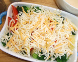 Foto del paso 2 de la receta: Gratinado de patatas, tomates y huevos con queso Maasdemer 