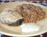 Foto del paso 3 de la receta: Arroz meloso con merluza de pincho 