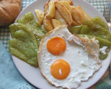 Foto del paso 3 de la receta: Patatas, huevos y pimientos
