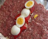Foto del paso 5 de la receta: Rollo de carnes picadas relleno y horneado