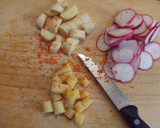 Foto del paso 2 de la receta: Ensalada con mayonesa de zanahoria y semillas de sésamo tostado