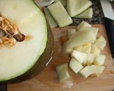Foto del paso 1 de la receta: Gazpacho dulce de melón y lima
