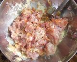 Foto del paso 1 de la receta: Baguels rellenos de tortitas de carne de cerdo y manzanas caramelizadas