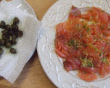 Foto del paso 1 de la receta: Spaghetti con salmón ahumado y alcaparras