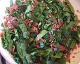 Foto del paso 2 de la receta: Champiñones rellenos con espinacas y jamón ibérico