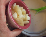 Foto del paso 2 de la receta: Helado de paraguayos con trocitos de fruta