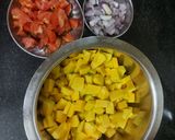 A picture of step 1 of Tasty Sitafal ki sabzi.