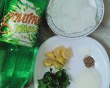A picture of step 1 of Mint lemon cooler.