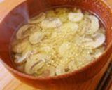 A picture of step 8 of Mushroom Miso Soup.