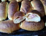 Foto del paso 4 de la receta: Pancitos de leche rellenos de jamón y queso