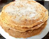 A picture of step 3 of My Chocolate Pancakes. 😁.