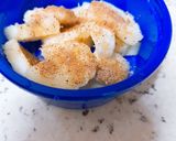 A picture of step 2 of Banana Chaat.