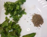 A picture of step 1 of Spicy dahi phulki.