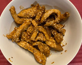 Foto del paso 8 de la receta: Bocados de pollo con chips de boniato y judías verdes rehogadas