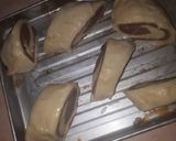 A picture of step 3 of Chocolate spiral Buns.