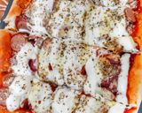 Foto langkah ke 8 dari resep Pizza homemade.
