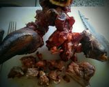Foto del paso 7 de la receta: Chorizos españoles bañados en mar de frijol cargamanto rojo