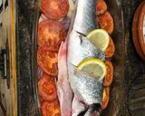 Foto del paso 4 de la receta Lubina al horno con verduras