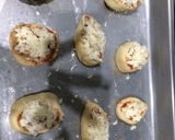A picture of step 9 of Pizza roll ups.