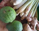 Hình bước làm 1 của món Nước chanh sả gừng
