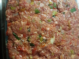 Pan de carne. Acompañado de zanahorias glaseadas