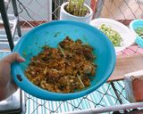 Hình bước làm 1 của món Chả ngan nướng nồi chiên không dầu