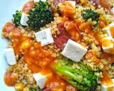 Bulgur Wheat With Chorizo, Veg & Feta recipe step 4 photo