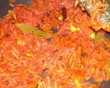 A picture of step 3 of Tomato carrot rice.