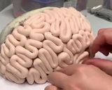 A picture of step 10 of Brain Cake.