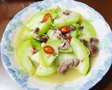 奶香蘋果絲瓜小炒 ‧ クリーミーアップルヘチマ炒め的食譜步驟9照片