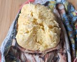 Une image de l'étape 1 de Gaufres de pommes de terre au jambon et cheddar.