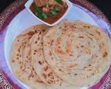 முட்டை சேர்க்காத சாஃப்ட் பரோட்டா ரெசிபி ஸ்டேப் 4 புகைப்படம்