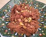 A picture of step 7 of Dates Halwa.