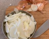 A picture of step 1 of 🧅 French Onion Gratin Soup - using a cocotte.