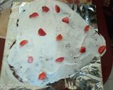 A picture of step 8 of Black forest cake#jikonichallenge#4weekschallenge.