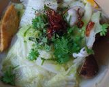Hình bước làm 3 của món Bún Nấm Chay