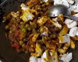 A picture of step 3 of Green Peas Mushroom Masala.