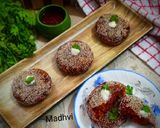 रेड वेलवेट कटलेट (red velvet cutlet recipe in Hindi) रेसिपी चरण 6 फोटो
