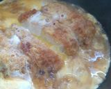 A picture of step 5 of Easy Katsudon with Mentsuyu.