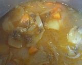 A picture of step 6 of Basic Pressure Cooker Curry Rice.