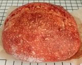 Foto langkah ke 24 dari resep Angkak Wijen Chili Flakes Cheese Sourdough Bread (Open Bake Method).