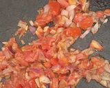 A picture of step 5 of Butternut soup with chia seeds toppings.