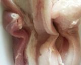 Hình bước làm 1 của món Thịt heo phơi nắng